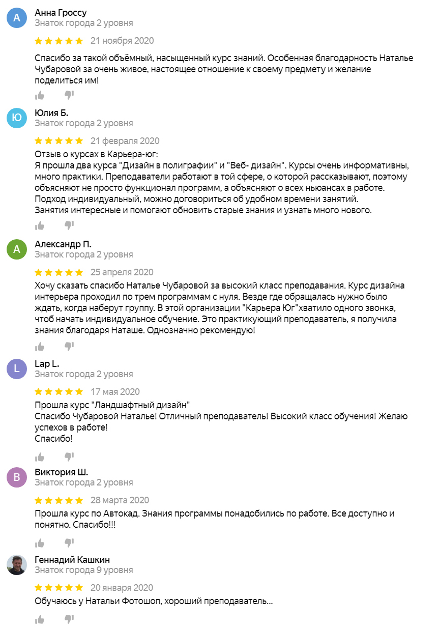Отзывы
